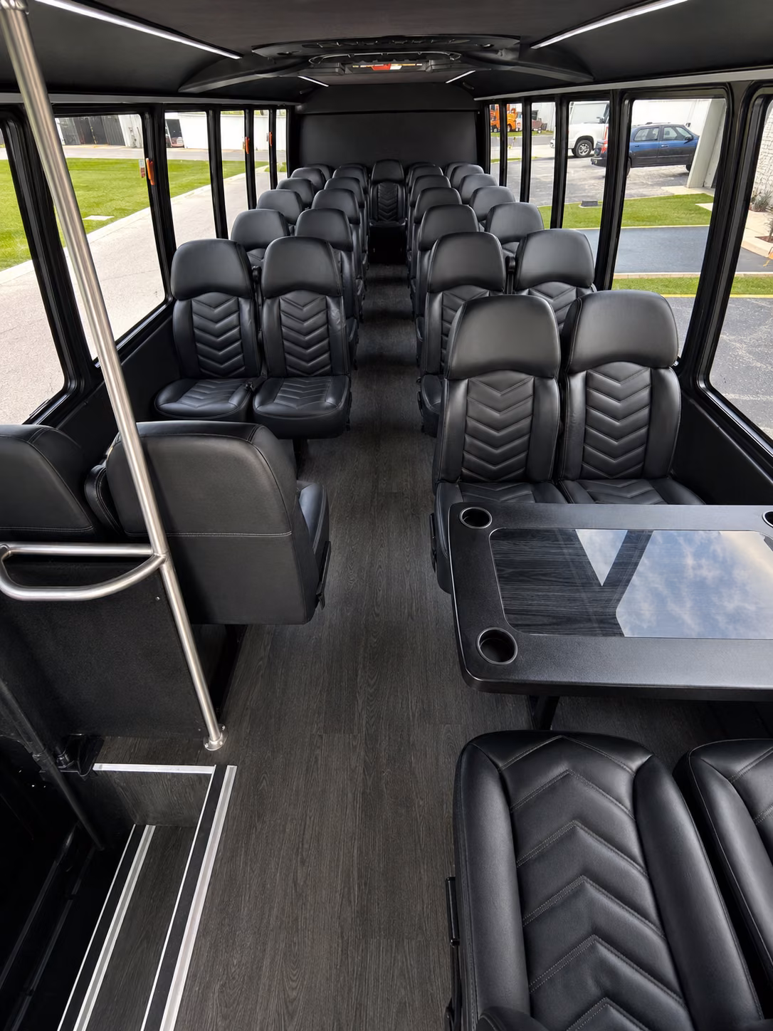vallejo 18 passenger minibus inside