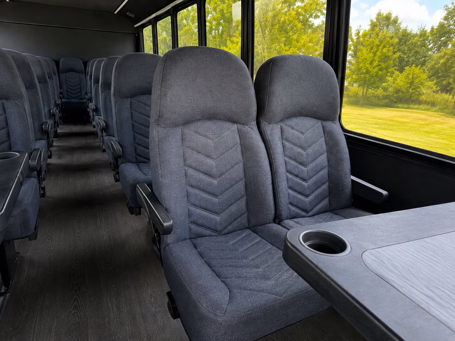 vallejo 20 passenger minibus inside