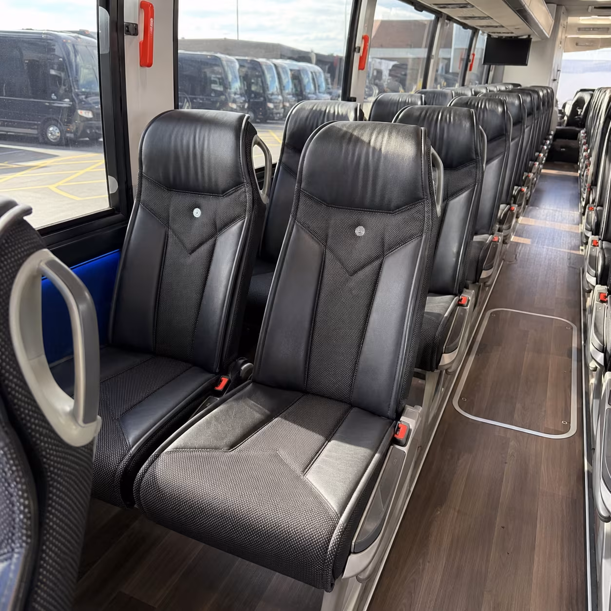 vallejo 40 passenger charter bus interior