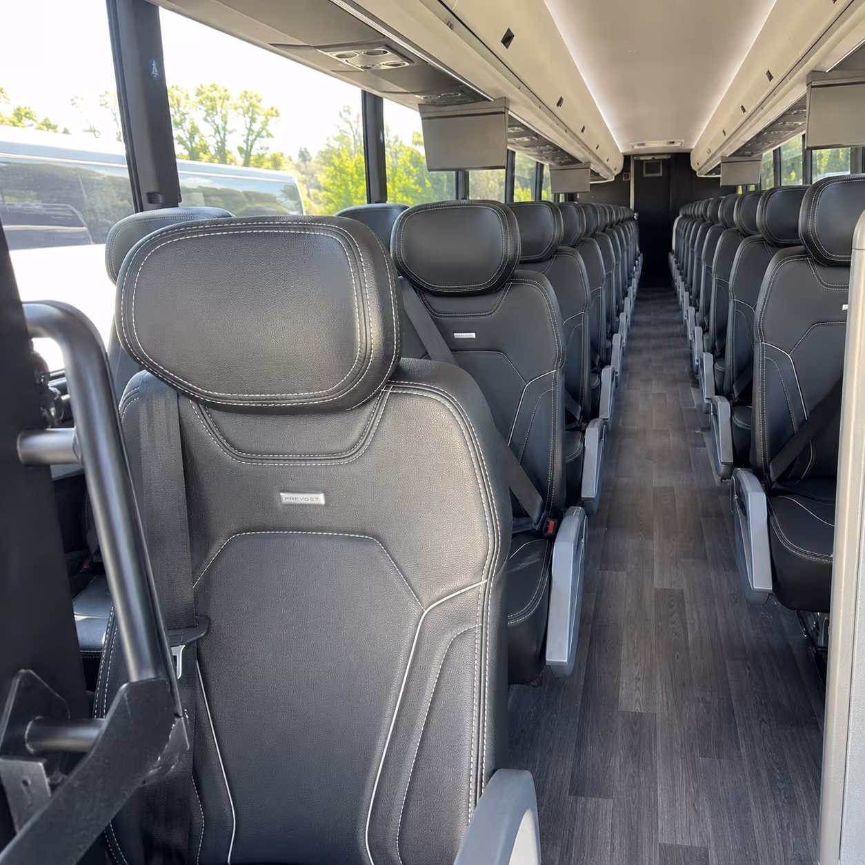 vallejo 47 passenger charter bus interior