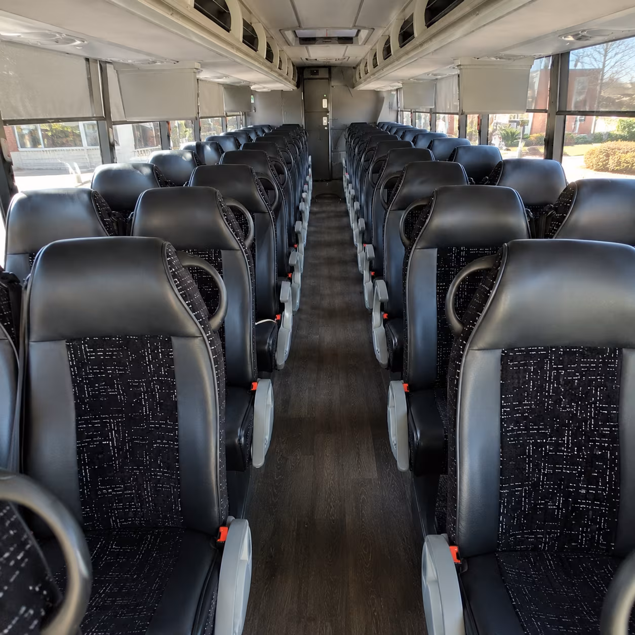 vallejo 54 passenger charter bus inside