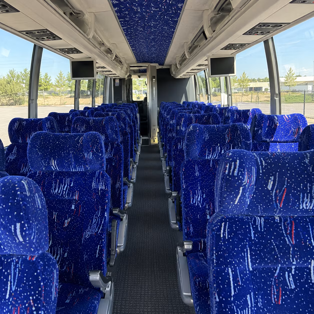 vallejo 54 passenger charter bus interior