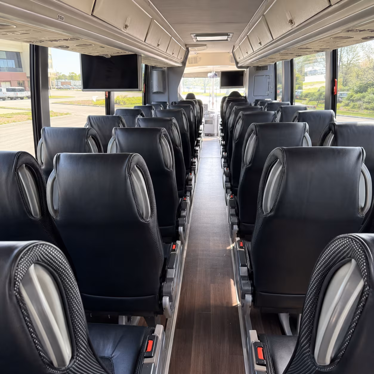 vallejo 56 passenger charter bus inside